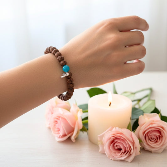 Rudraksha Bracelet With Om