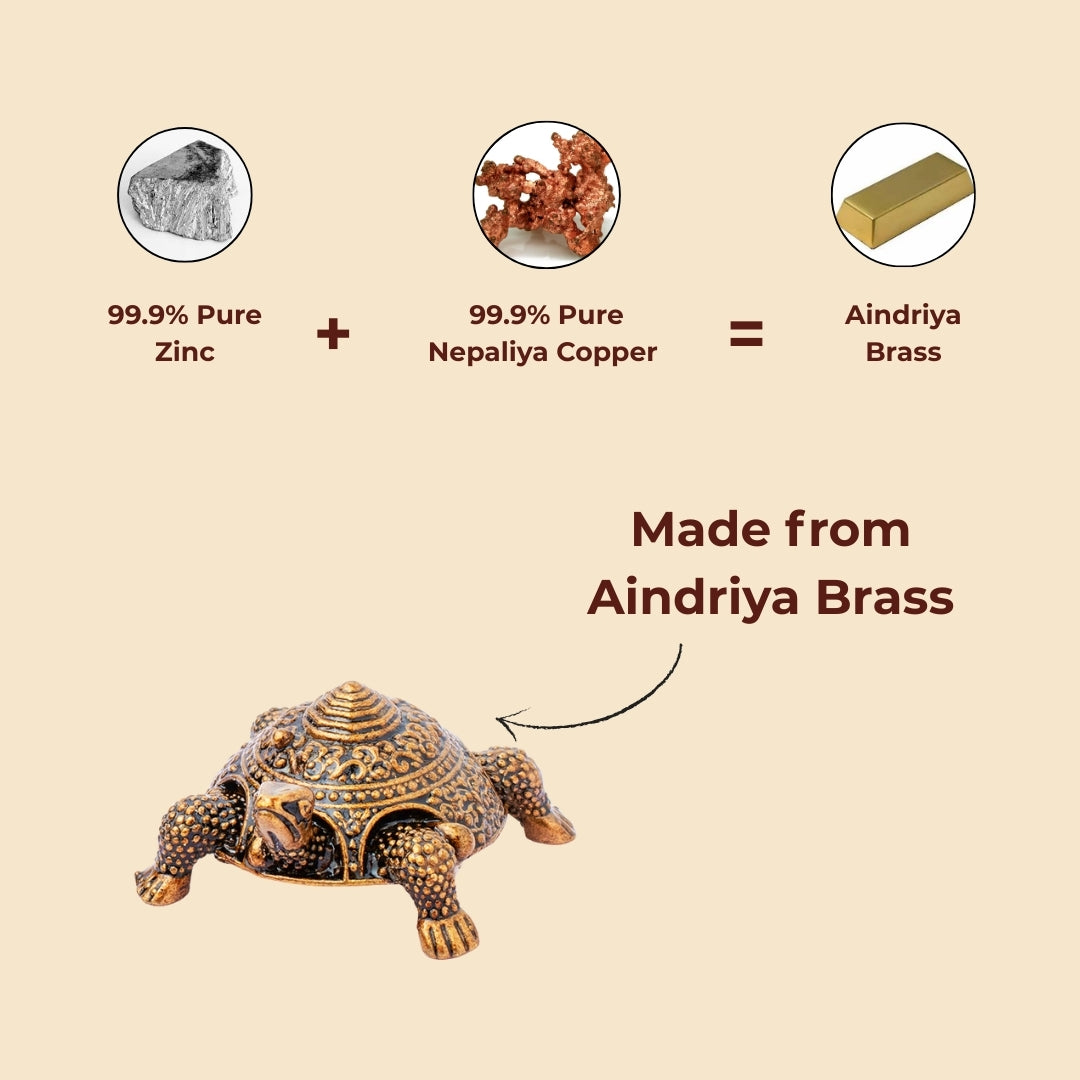Brass Tortoise (Small)