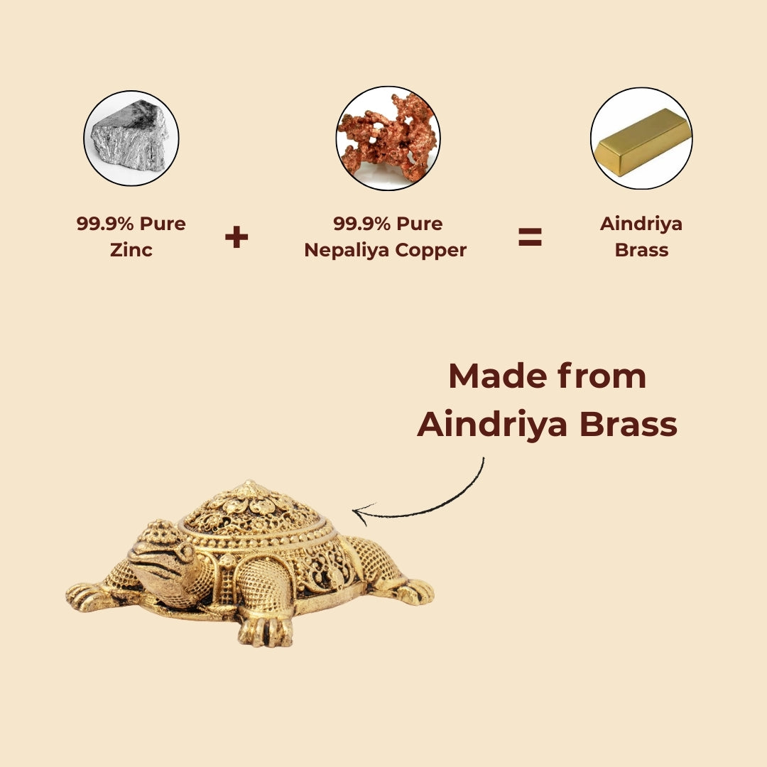 Brass Tortoise (Big)