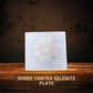Shree Yantra Square Selenite Plate