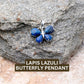 Lapis Lazuli Butterfly Pendant