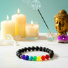 Lava 7 Chakra Bracelet