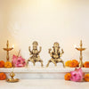 Brass Lakshmi-Ganesh Ji Idol Set