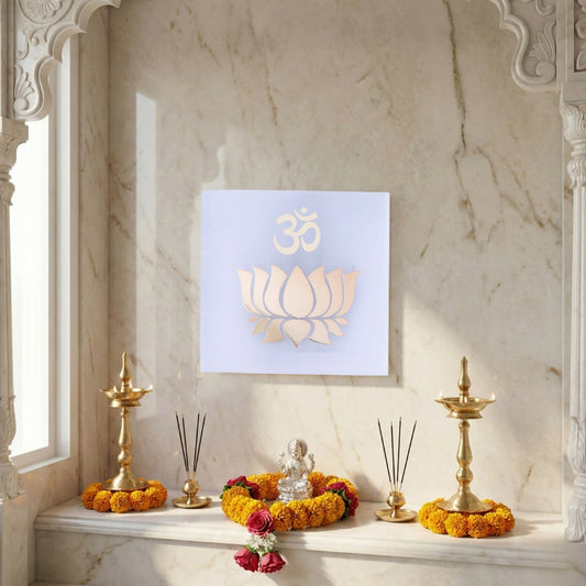 Lotus Selenite Plate