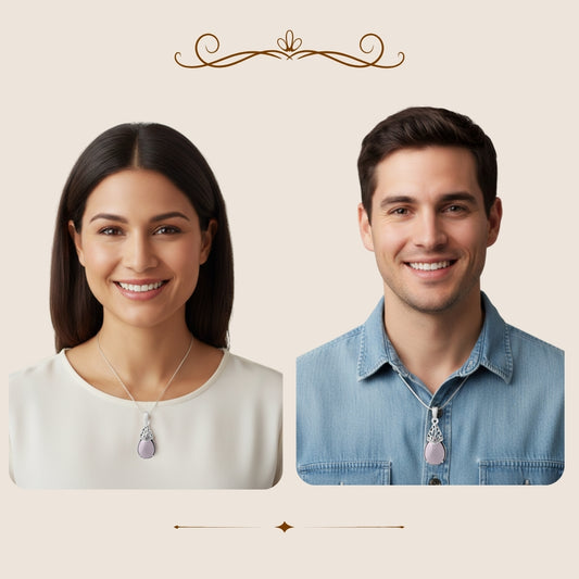 Rose Quartz Drop Pendant