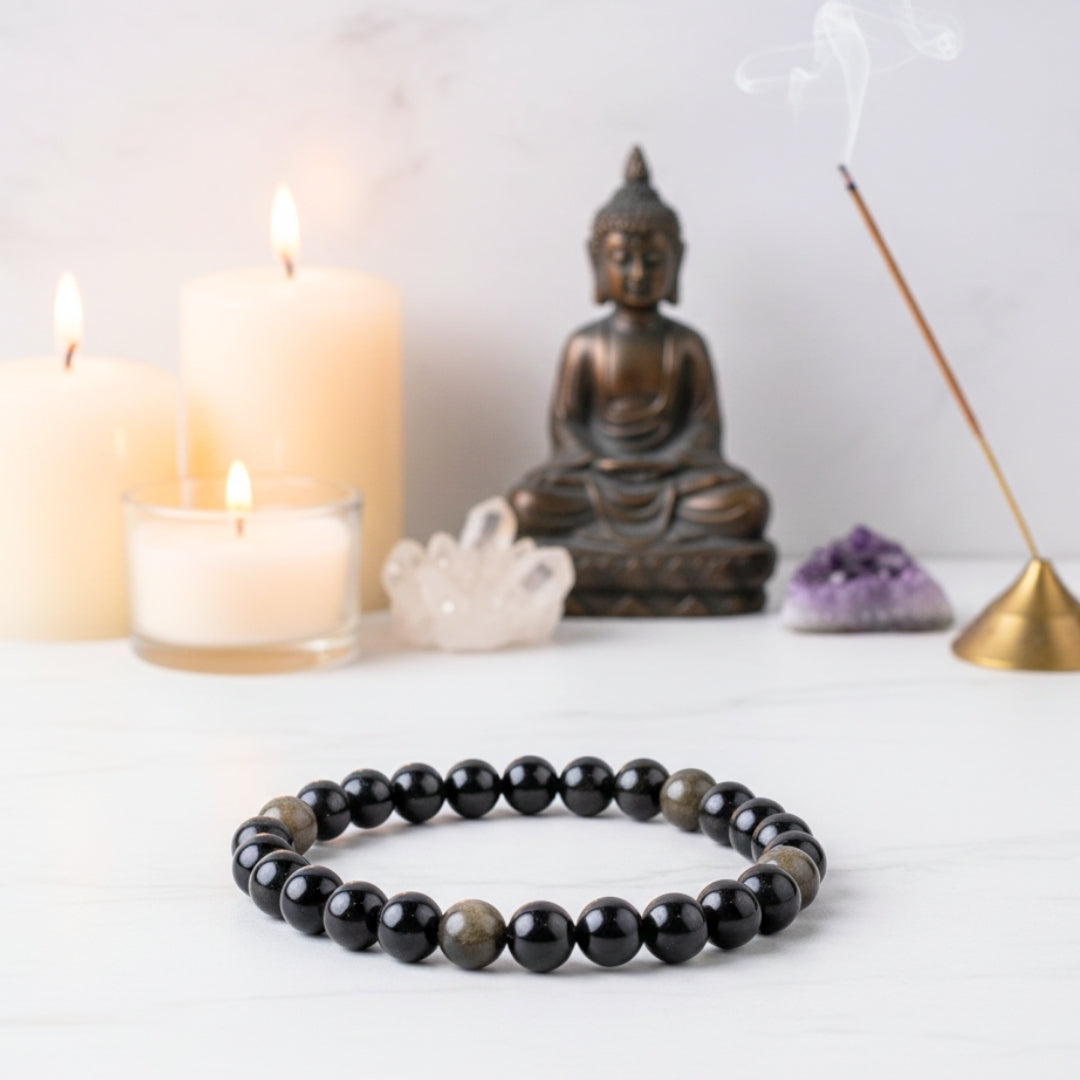 Black Obsidian Bracelet