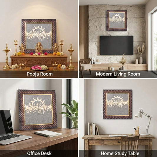 7 Horse Pyrite Frame