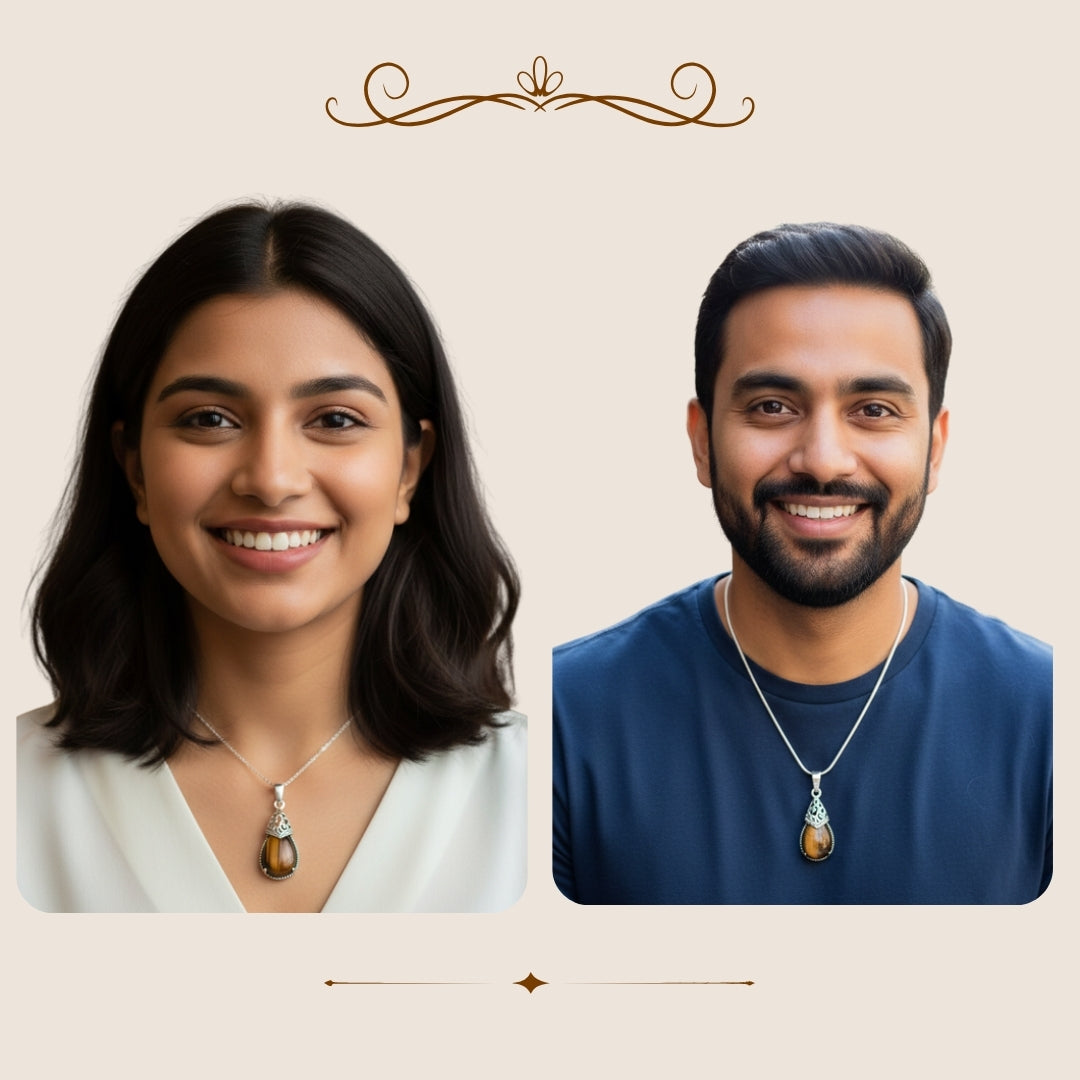 Tiger Eye Drop Pendant