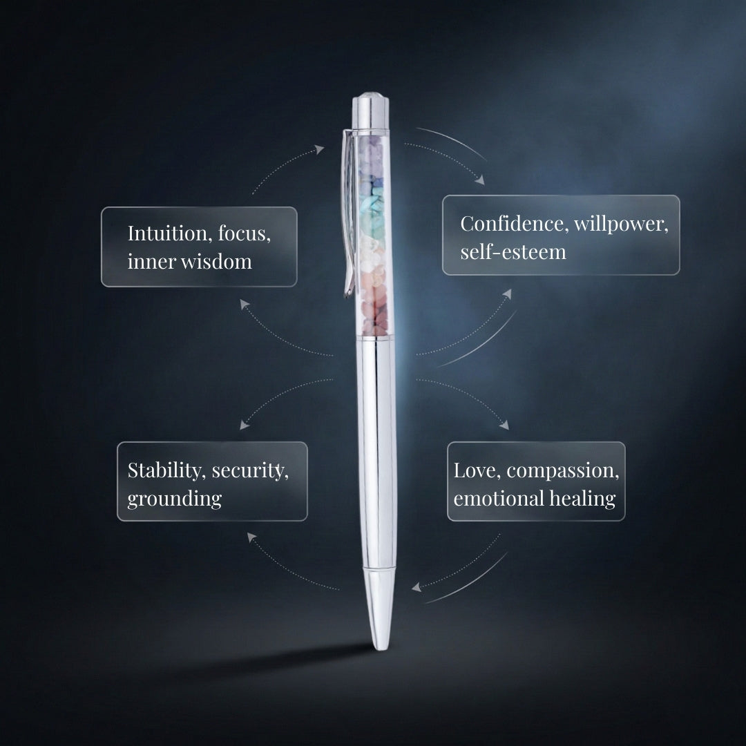 Chakra Healing Crystal Pen