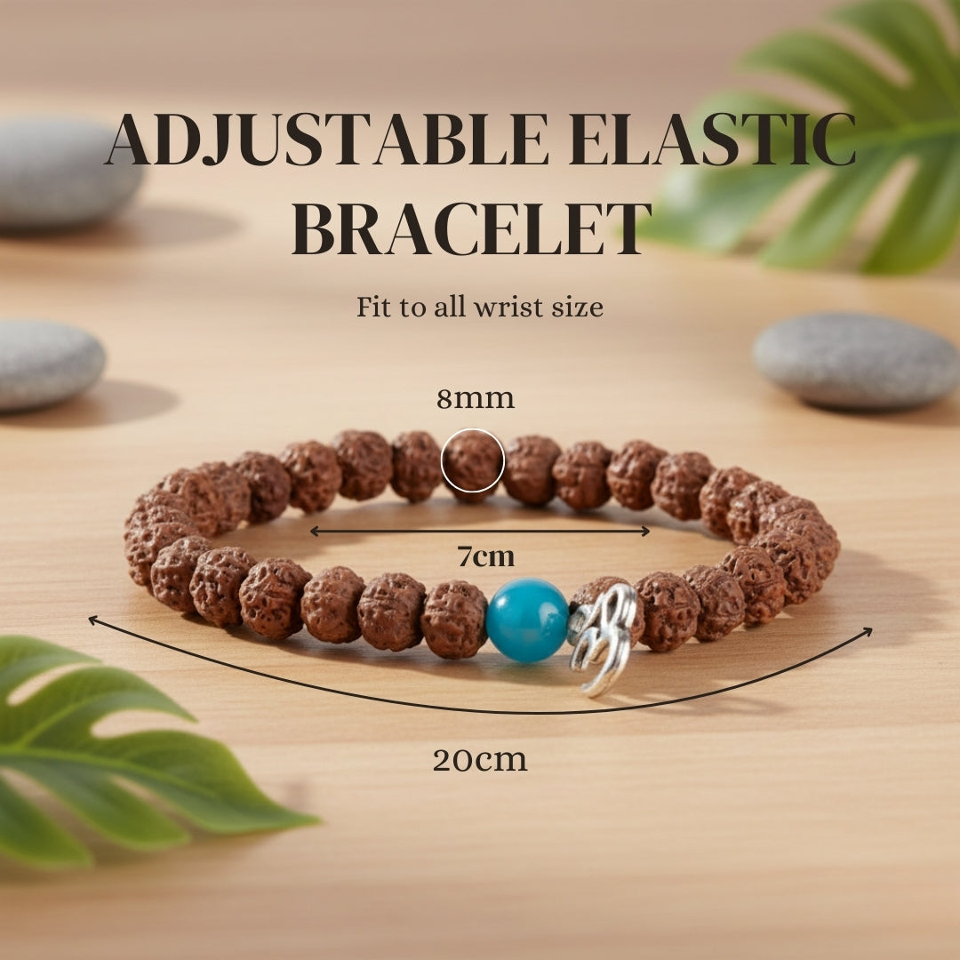 Rudraksha Bracelet With Om