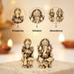 Brass Lakshmi-Ganesh Ji Idol Set (Small)