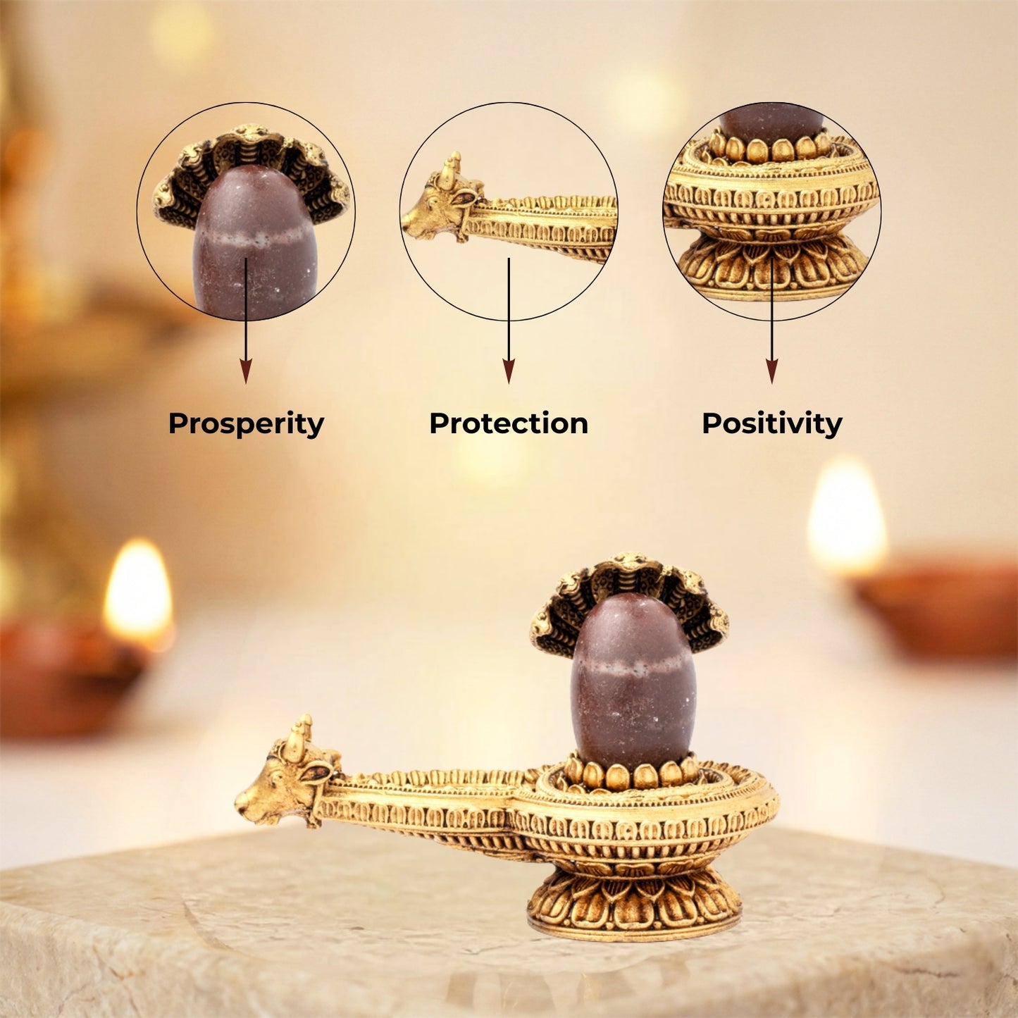 Brass Jalheri and Narmadeshwar Shivling