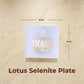 Lotus Selenite Plate