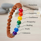 7 Chakra Rudraksha Bracelet