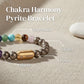 7 Chakra With Pyrite Bracelet
