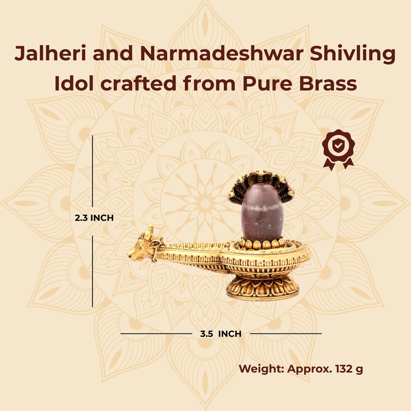 Brass Jalheri and Narmadeshwar Shivling