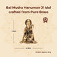 Brass Bal Mudra Hanuman Ji