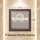 7 Horse Pyrite Frame