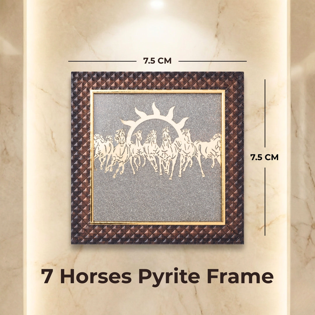 7 Horse Pyrite Frame
