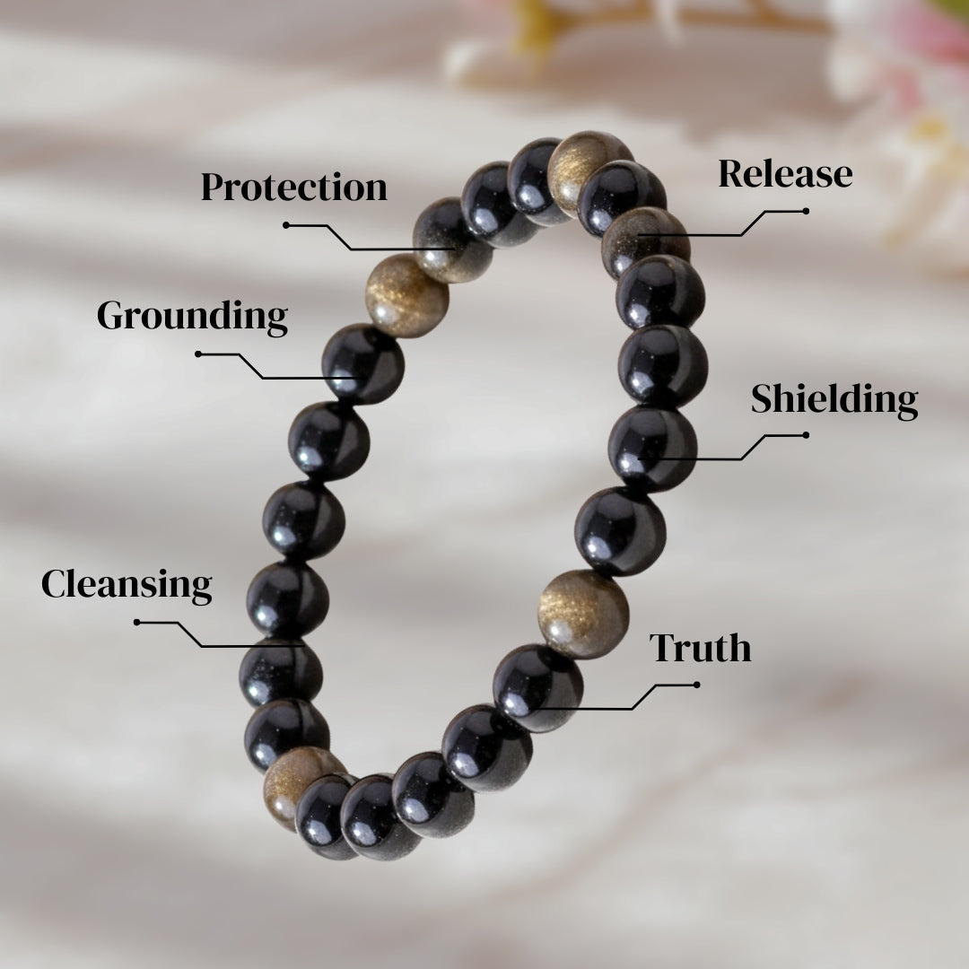 Black Obsidian Bracelet