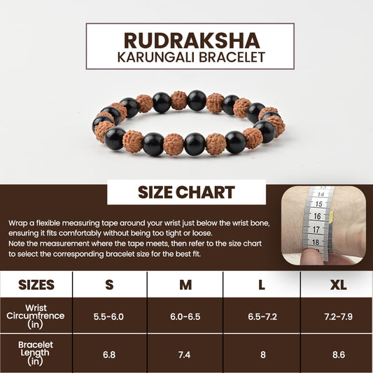 Karungali – Rudraksha With Red Silk Thread