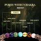 Magnet 7 Chakra With Pyrite Bracelet showcasing chakra stones and Pyrite for energy and balance.