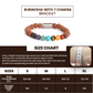 7 chakra rudraksha bracelet size chart and measurement guide for perfect fit