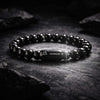 Magnet Black Obsidian Bracelet showcasing natural stones and magnetic elements for protection and style.