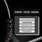 Magnet Black Obsidian Bracelet featuring premium-grade steel wire and breakproof, anti-rust, waterproof properties.