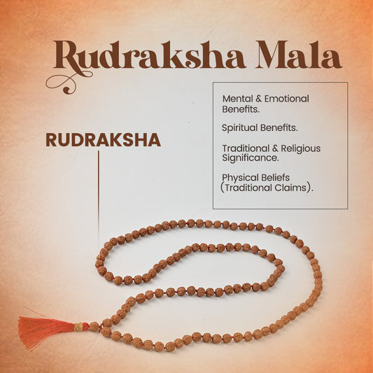 Patthar Rudraksha Mala