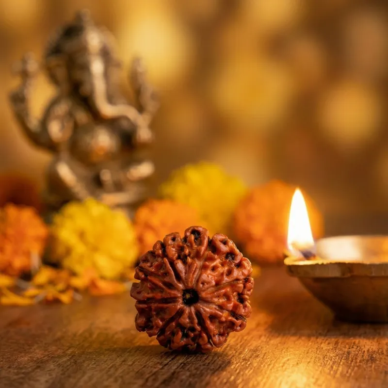 8 Mukhi Nepali Lab Certified Rudraksha