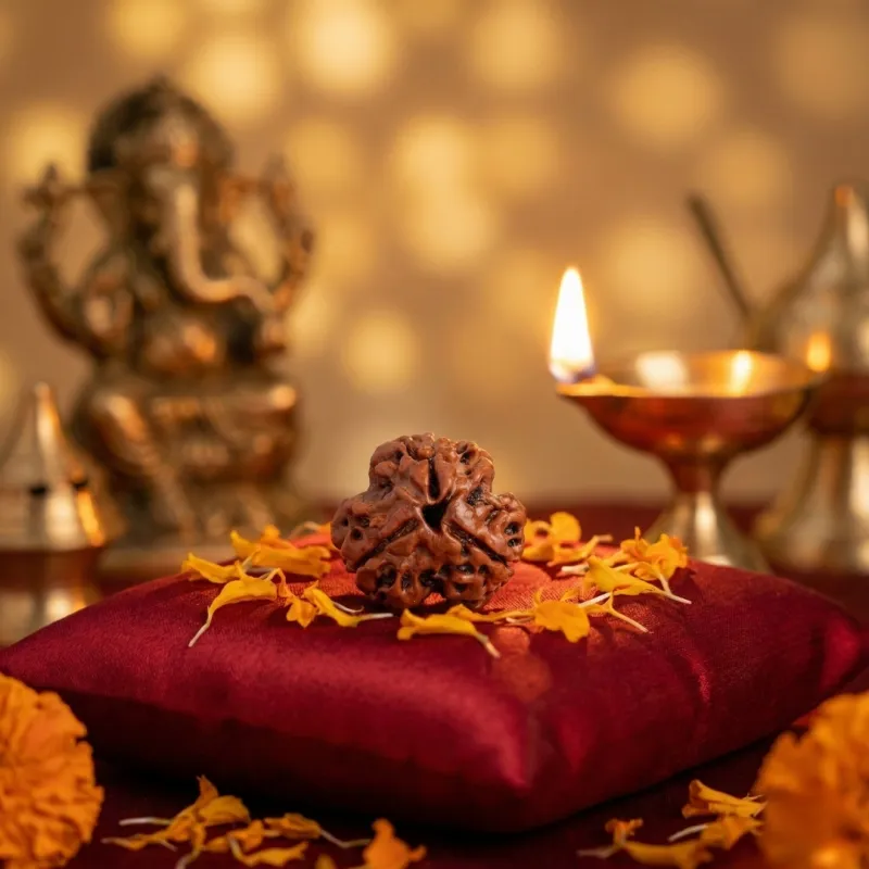3 Mukhi Certified Rudraksha