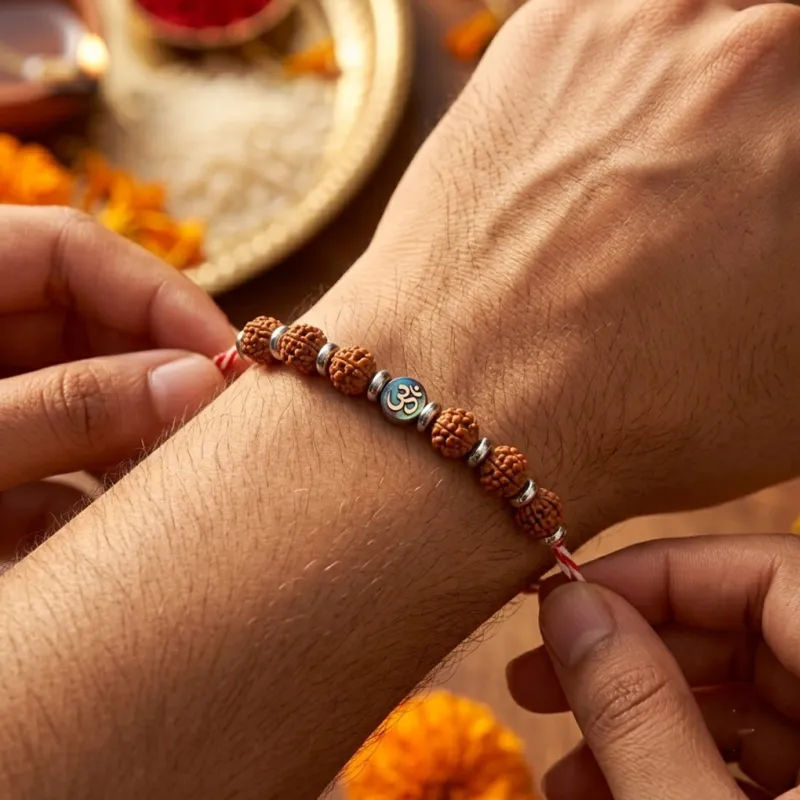 Rudra Kavach Natural Crystal Rakhi