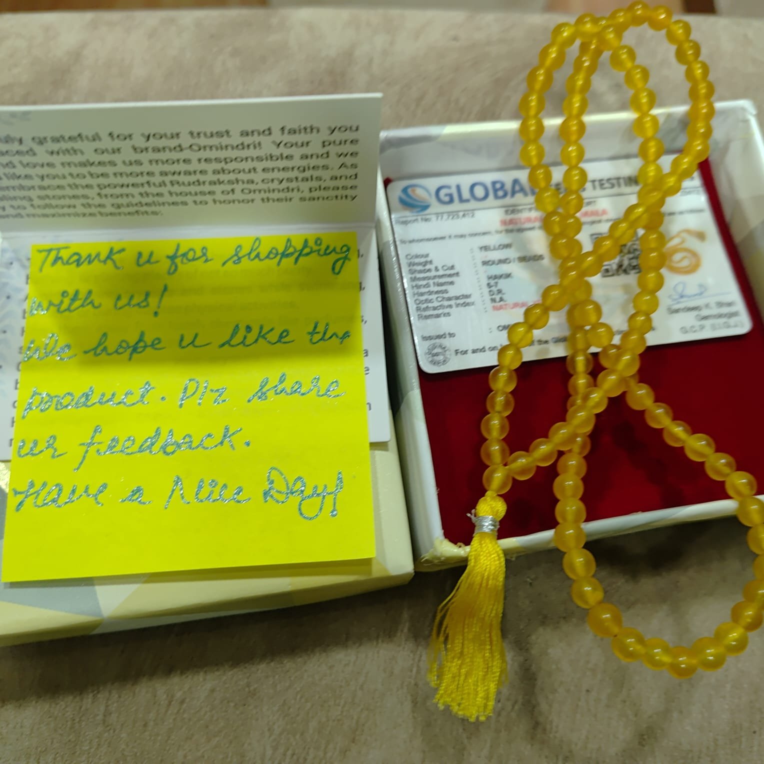 Review attachment